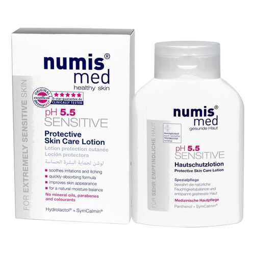 Numis® med Защитное молочко для кожи СЕНСИТИВ рН 5,5, 200 мл