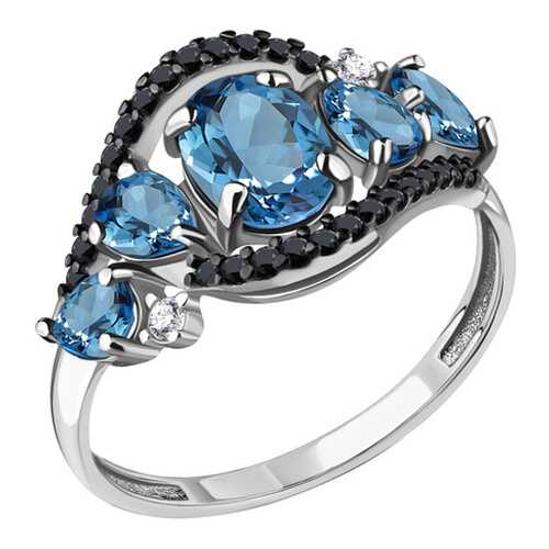 Кольцо женское Aquamarine 6574505Ч.5 р.16.5