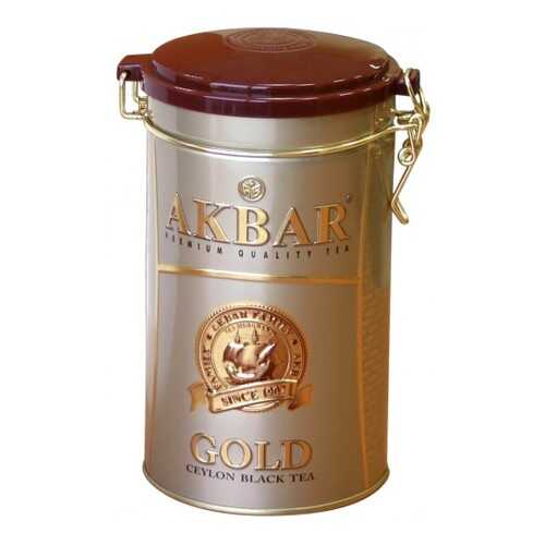 Чай черный листовой Akbar gold 225 г