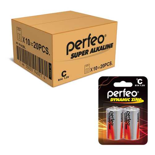 Батарейка Perfeo R14/2BL Dynamic Zinc 20 шт
