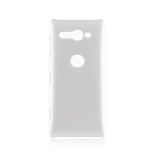 Чехол Brosco Soft-touch для Sony Xperia XZ2 Compact, серебряная