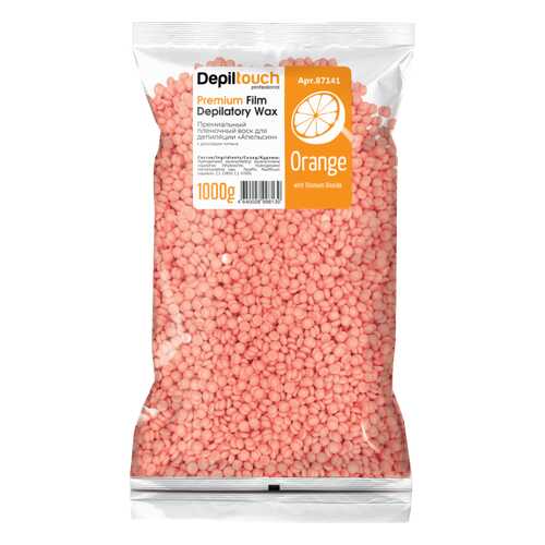 Воск для депиляции пленочный Depiltouch Premium Film Depilatory Wax Orange 1000 гр