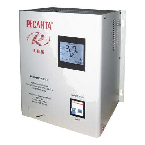 Однофазный стабилизатор Ресанта АСН-8000 Н/1-Ц
