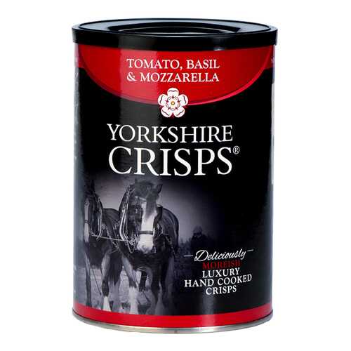 Чипсы картофельные Yorkshire Crisps с томатом базиликом и моцареллой 100 г