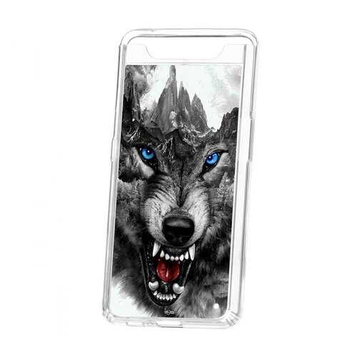 Чехол Samsung Galaxy A80 Kruche Print Волк