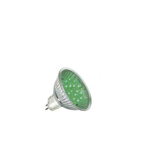 Лампа рефлекторная светодиодная LED, 1W GU5,3 зеленая 28004