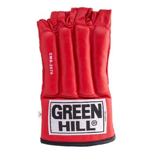 Перчатки снарядные Green Hill ROYAL CMR-2076, шингарды, кожа, красные (L)