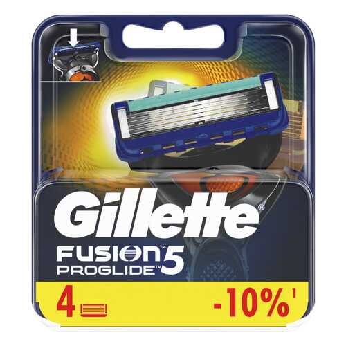 Сменные кассеты Gillette Fusion5 ProGlide 4 шт