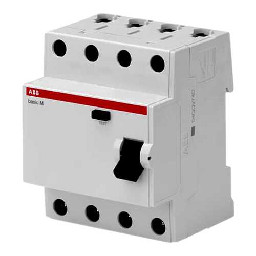 Выключатель дифференциального тока Basic M, BMF41463, 4 P, 63 A, 30мA, AC