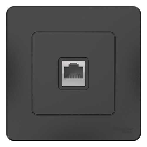 SE Blanca внутр Антрацит Розетка компьютерная RJ45