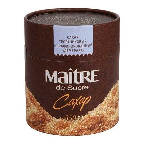Сахар тростниковый Демерара Maitre de Sucre 350 г, Россия