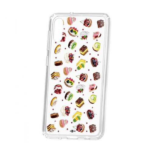Чехол Kruche Samsung Galaxy M10 Print Cake
