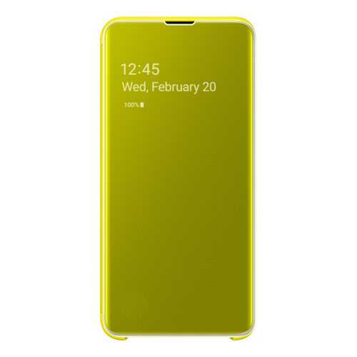 Чехол Samsung Clear View Cover для Galaxy S10E Yellow