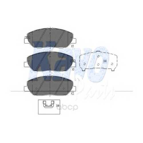 Колодки тормозные kavo parts KBP3023