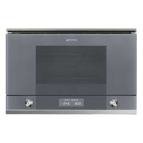 Встраиваемая микроволновая печь с грилем Smeg Linea MP122S1