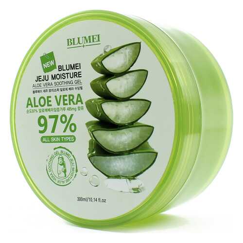 Универсальный успокаивающий гель с алоэ Blumei Jeju Moisture Aloe 97% Soothing Gel 300 мл