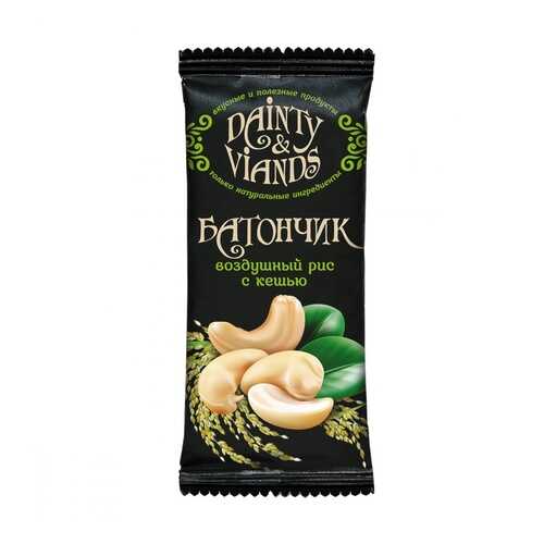 Батончик Dainty & Viands Воздушный рис с кешью, 40 гр
