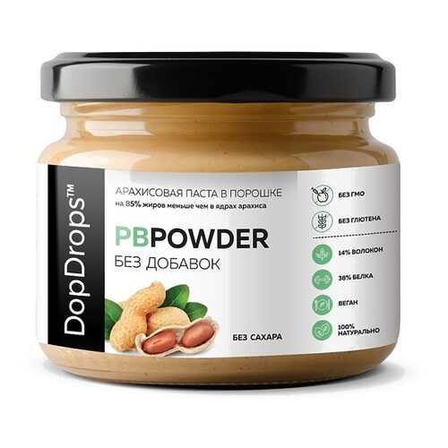 Паста Арахисовая в порошке DopDrops PBPowder высокобелковая 120 г