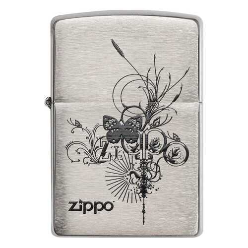 Зажигалка Zippo №24800 Brushed Chrome