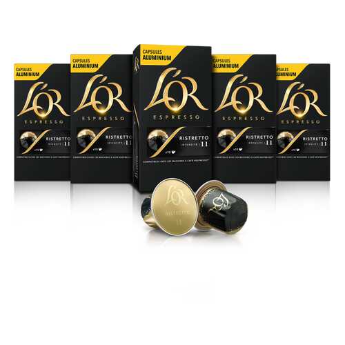 Набор кофе в капсулах L’OR Espresso Ristretto 10 упаковок