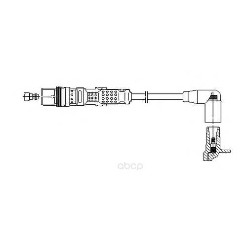 Провод высоковольтный seat/vw/skoda BREMI 1a02/61