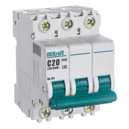 Автоматический выключатель 2Р 20А Schneider Electric DEKraft, арт. 11079DEK