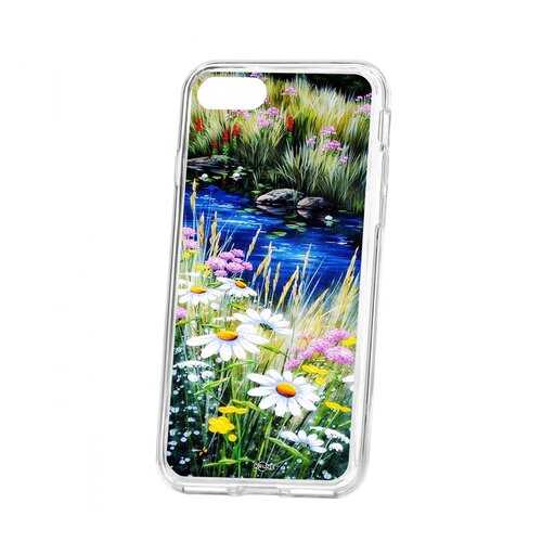 Чехол Kruche iP 7 Print Ромашки у ручья