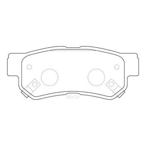 Колодки тормозные FIT FP0813
