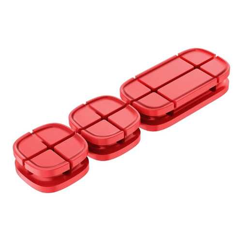 Держатель Baseus Cross Peas Cable Clip Red