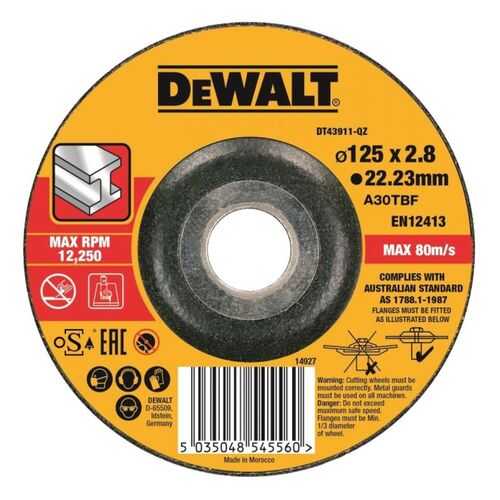 Диск отрезной абразивный DeWalt DT43911-QZ