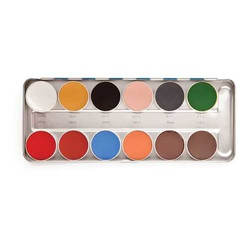 Аквагрим в палитре 12 цв./Aquacolor Palette 12 Col. 40 мл. (Цв: B)/Kryolan/1104-B