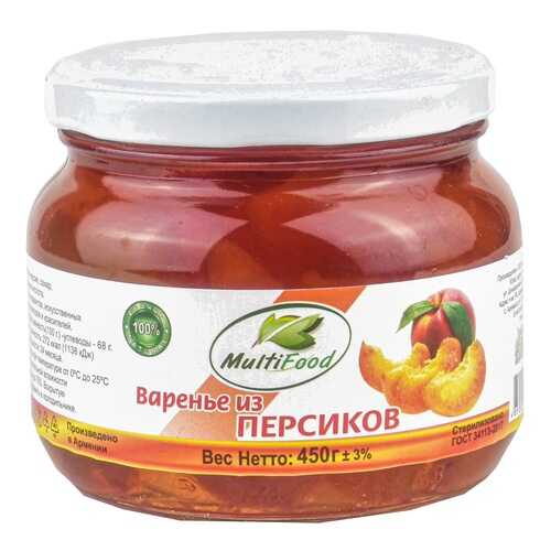 Варения Multi Food из персиков 440 г