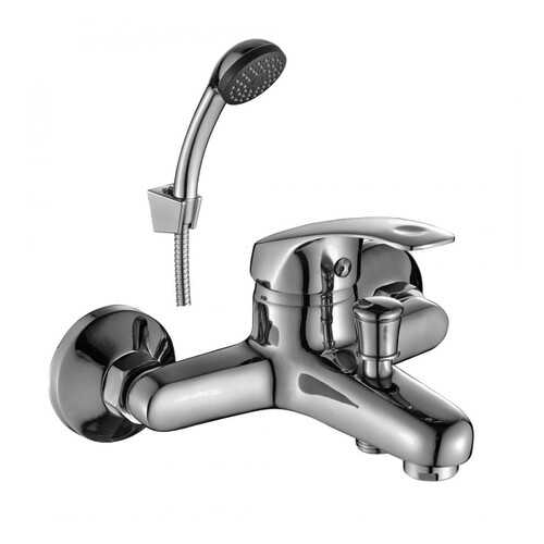 Смеситель Decoroom DR68035 одноручный для ванны с коротким изливом, хром