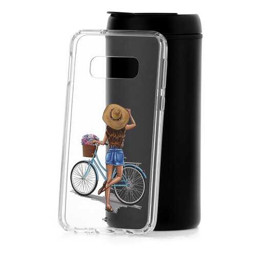 Чехол Samsung Galaxy S10e Kruche Print Велосипедная прогулка
