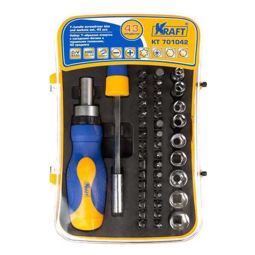 Набор Kraft KT 701042 : Т-образная реверсивная отверка