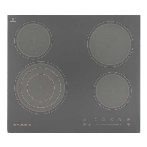 Встраиваемая варочная панель электрическая KUPPERSBERG ECS 603 Gr Grey
