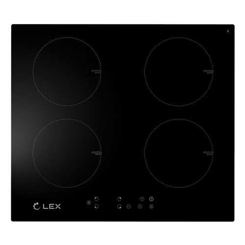 Встраиваемая варочная панель индукционная LEX EVI 640 BL Black
