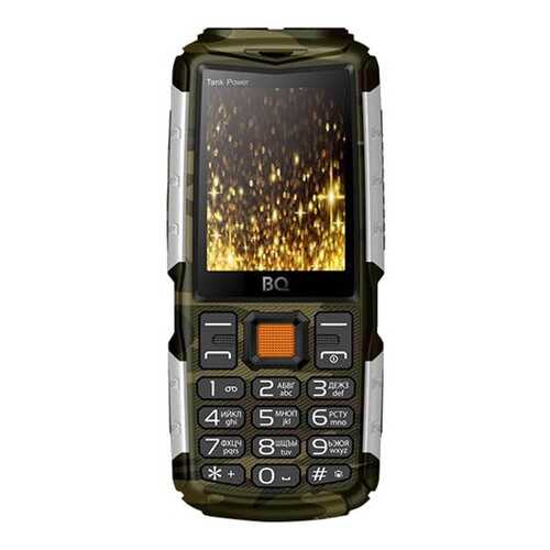 Мобильный телефон BQ 2430 Tank Power Khaki/Silver