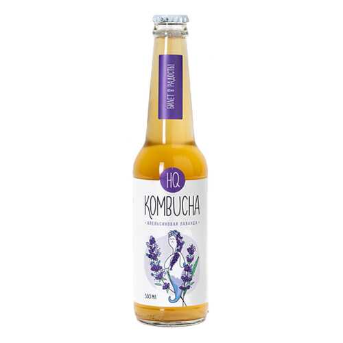 Напиток HQ Kombucha безалкогольный лаванда с цедрой апельсина