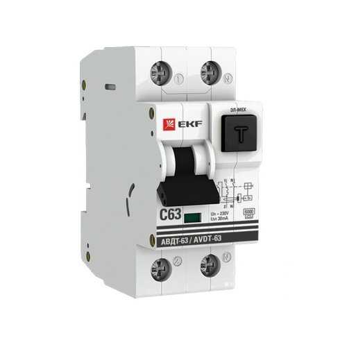 Дифавтоматы EKF DA63-40-100e