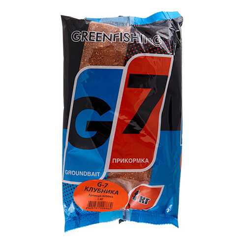 Прикормка летняя Green Fishing G7 Клубничный Микс 1 кг