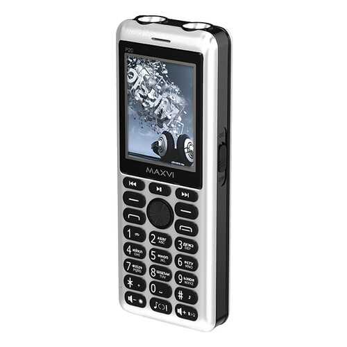 Мобильные телефоны Maxvi P20 (2 SIM) Black/Silver