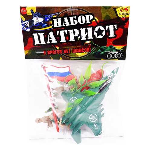 Военный набор Патриот, с тематическими аксессуарами, 9 предметов