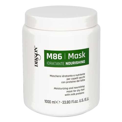 Маска для сухих волос MASK NOURISHING M86 с протеинами молока 1000 мл