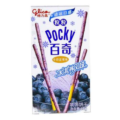 Палочки Glico Pocky со вкусом мороженного и голубики 47 г