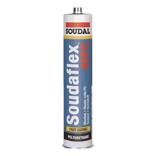 Быстроотверждающийся полиуретановый клей-герметик SOUDAL SOUDAFLEX 40FC артикул 137854