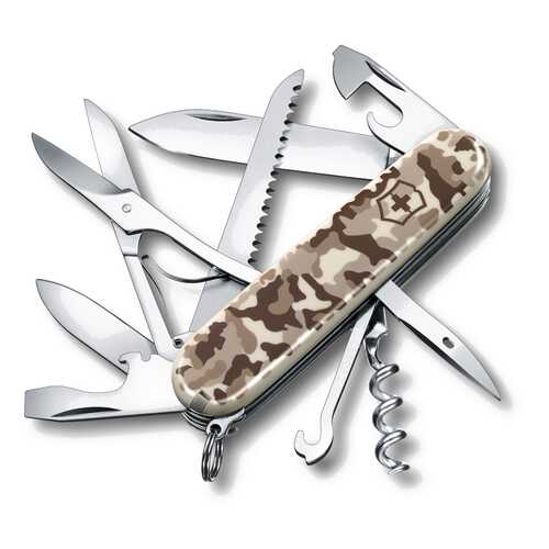 Мультитул Victorinox Huntsman Desert Camouflage 1.3713.941 91 мм бежевый, 15 функций