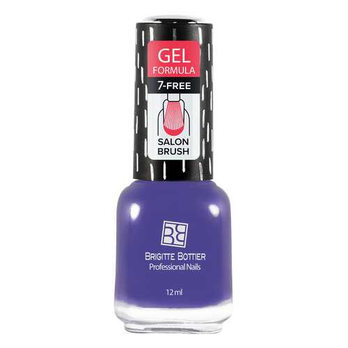 Лак с гелевым эффектом Brigitte Bottier Gel Formula тон 70 фиолетовый, 12 мл
