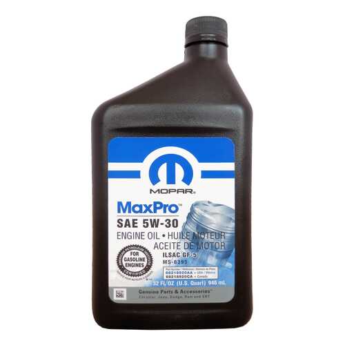 Моторное масло Chrysler Mopar MaxPro 5W-30 0,946л