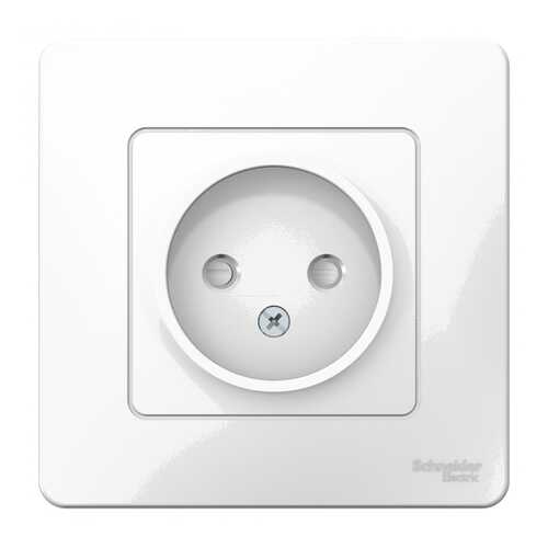 Розетка SE Blanca внутр Белая б/з со шторками, 16А, 250В